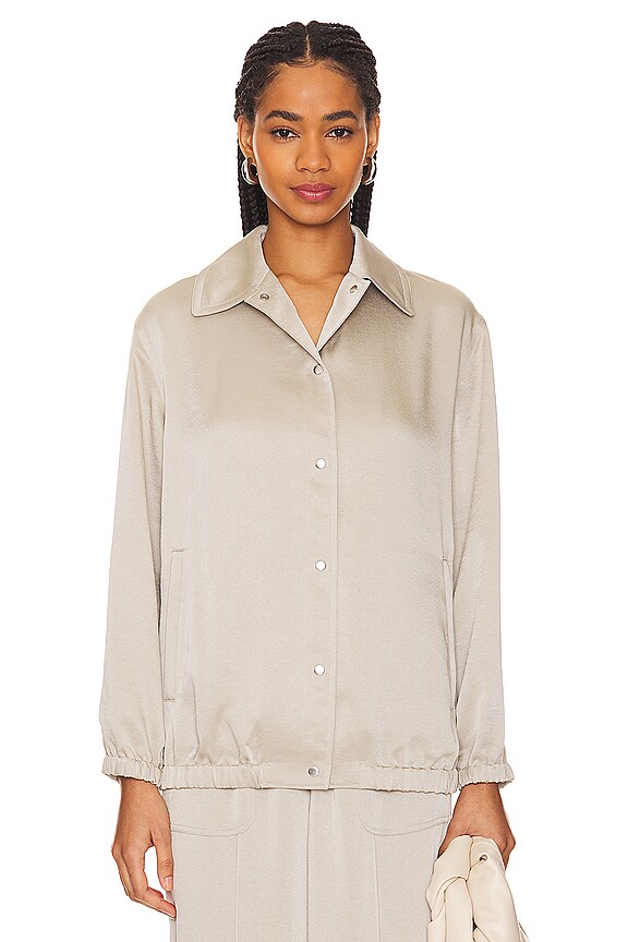 view 2 of 5 Snap Front Jacket in Light Sepia