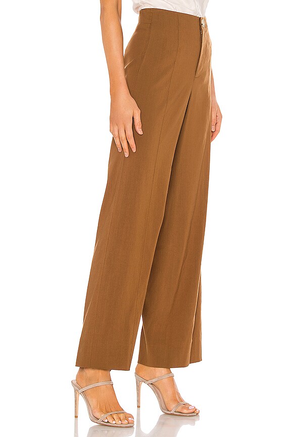 view 2 of 4 High Waist Straight Leg Pant in Pecan