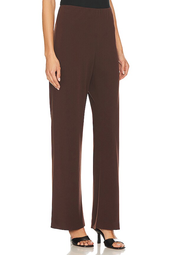 view 2 of 4 PANTALÓN AL BIES DE TALLE ALTO in Nut Umber