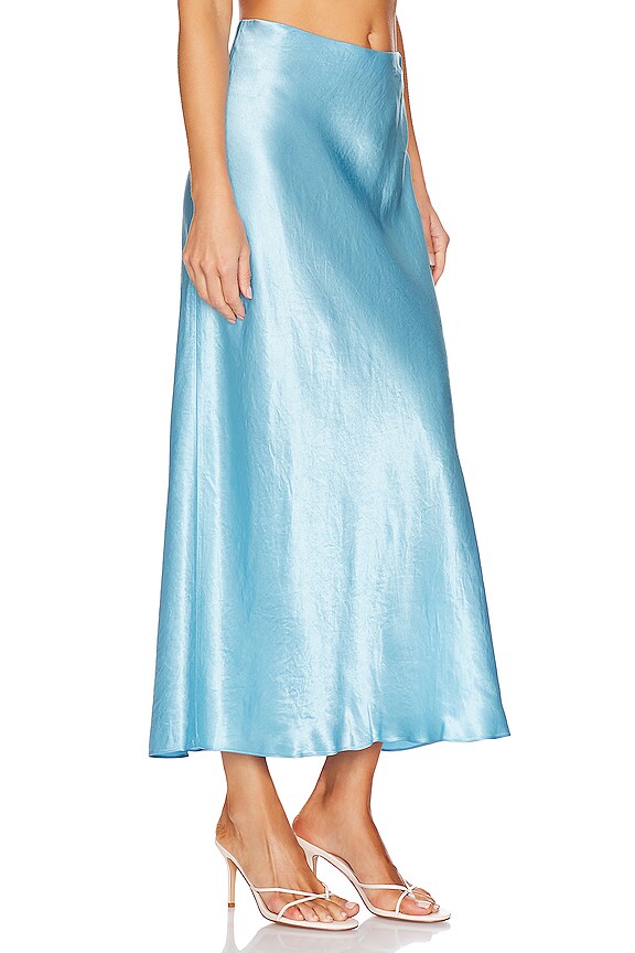 view 2 of 4 Side Slit Slip Skirt in Fountain