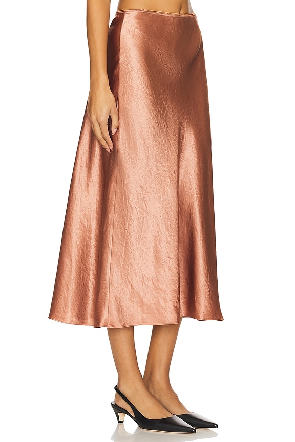 view 2 of 6 Shaped Hem Slip Skirt in Petal Amber