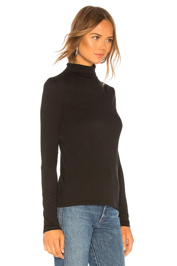 view 2 of 4 Turtleneck Tee in Black