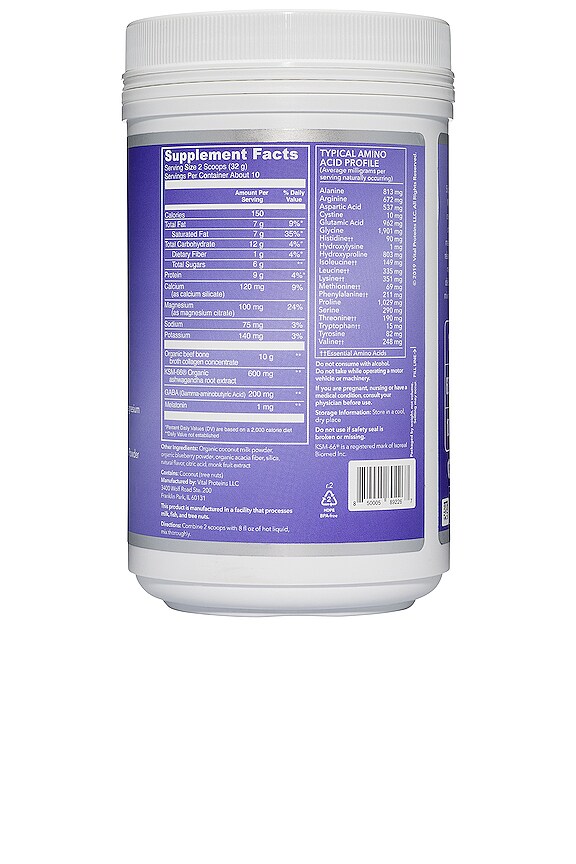 view 2 of 3 Blueberry Moon Milk Collagen Latte in 