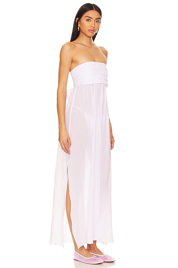 view 2 of 4 ROBE MAXI DAVINA in Off White