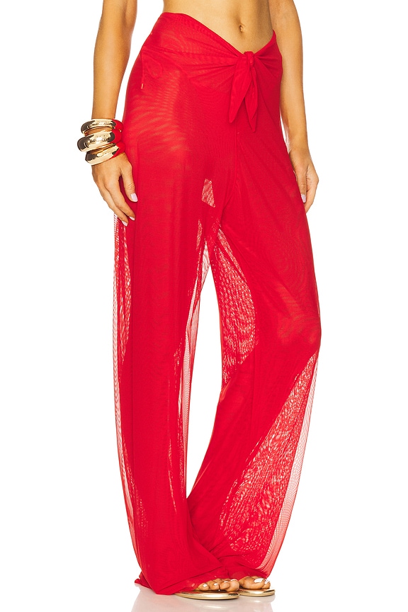 view 2 of 6 Pareo Pants in Red