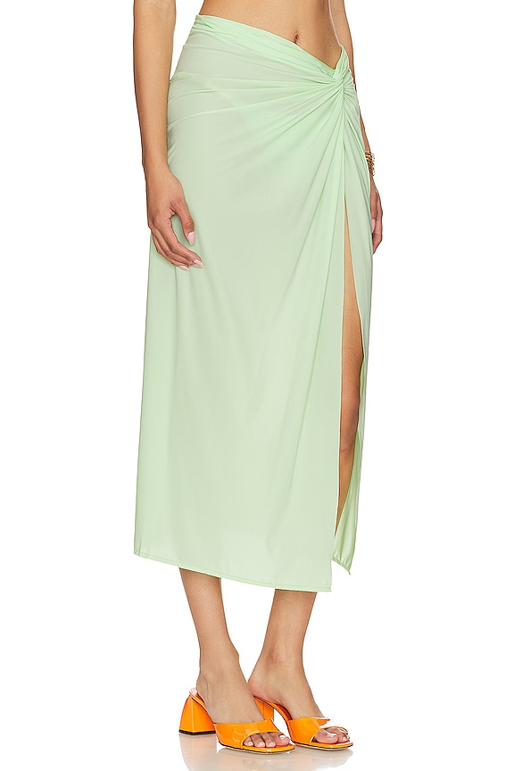 view 2 of 4 Karen Midi Skirt in Lime
