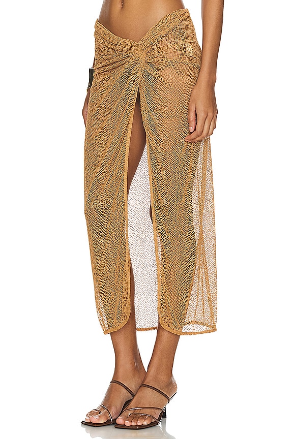 view 2 of 5 KAREN 미디 스커트 in Yellow