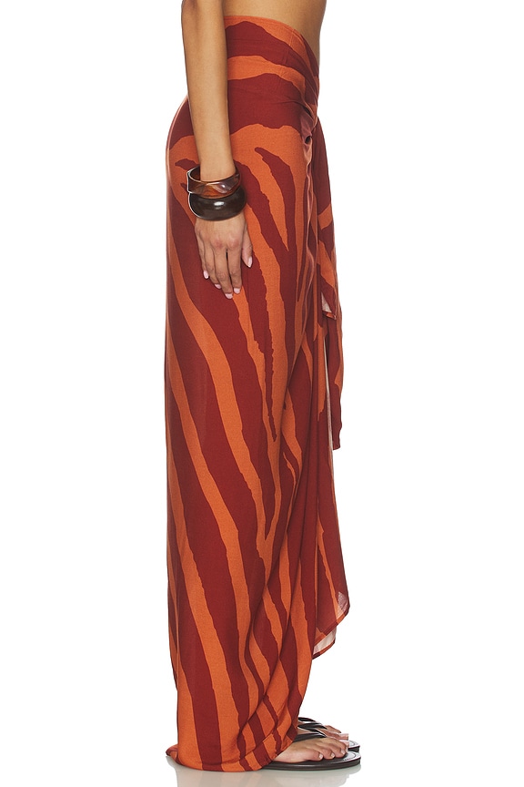 view 2 of 6 Printed Sarong in Sundown