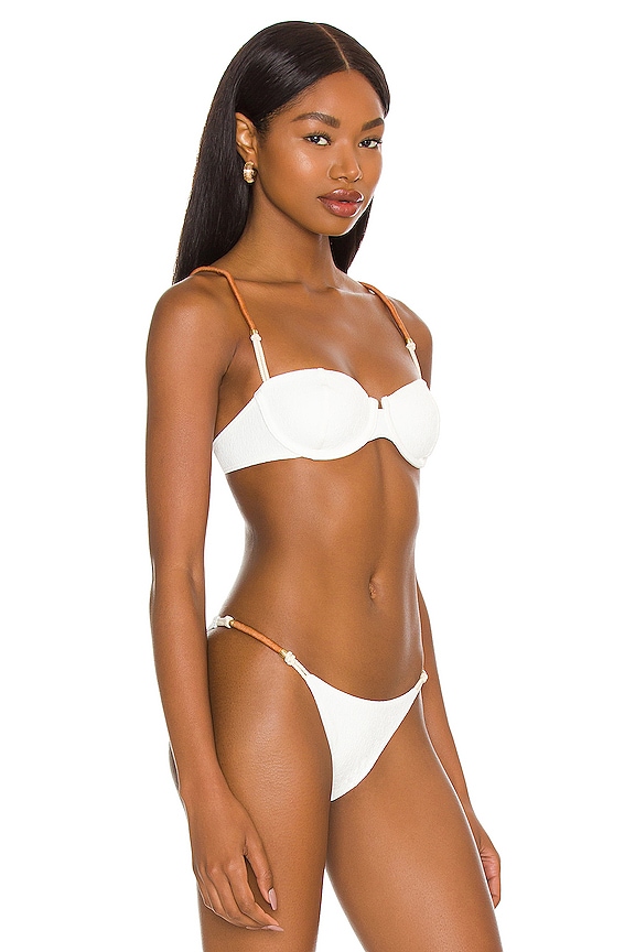 view 2 of 5 TOP CON ARO ELIS in White Firenze