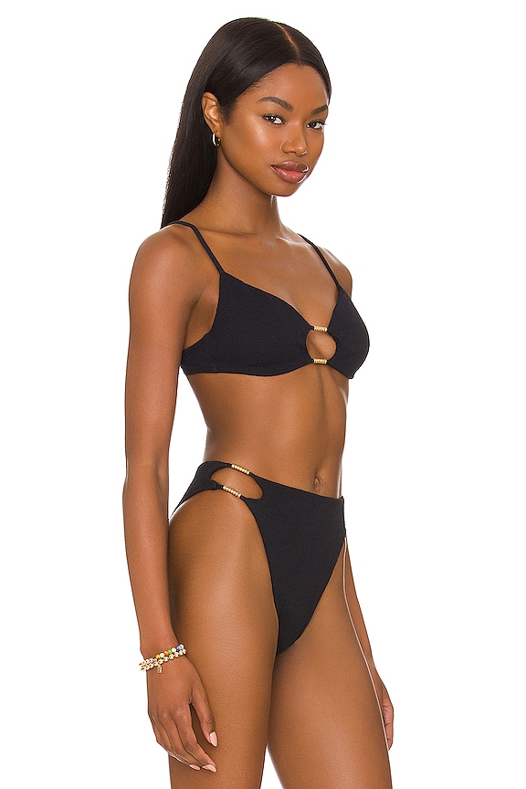 view 2 of 4 TOP BIKINI CINDY ERIN in Black
