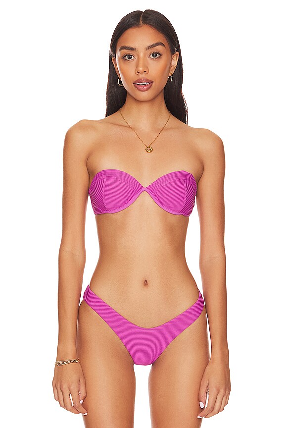 view 2 of 6 Taylor Bikini Top in Kayla Lotus