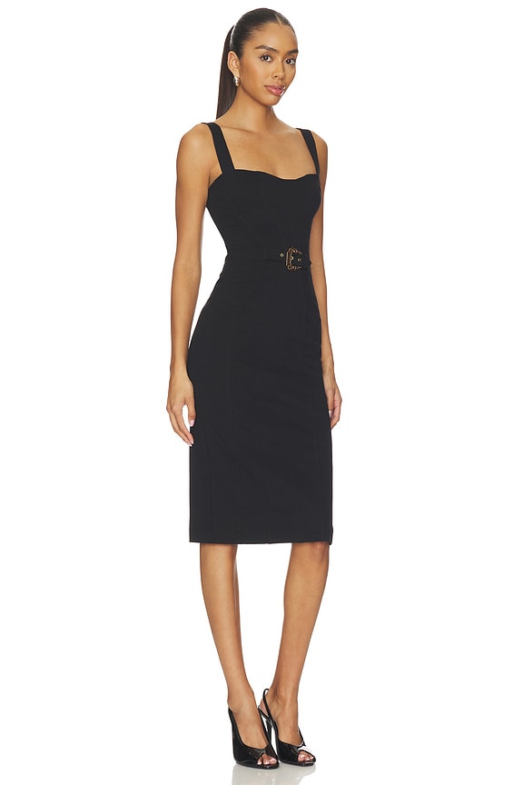 view 2 of 4 Belted Dress in Black