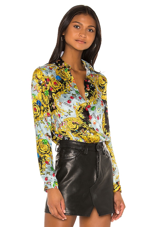 view 2 of 4 Button Up Lady Shirt in Menta