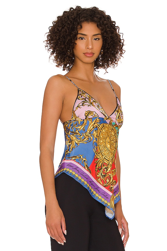 view 2 of 4 Scarf Top in Multicolor