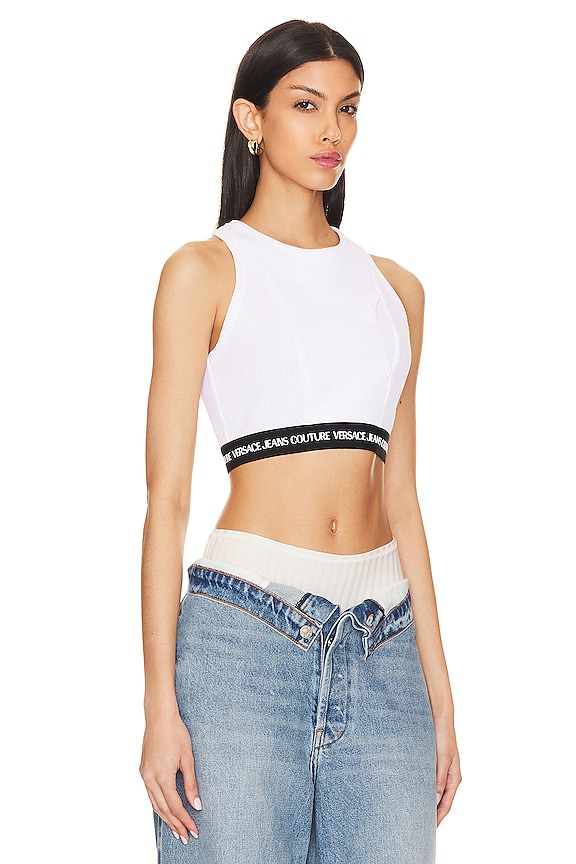 view 2 of 4 DÉBARDEUR WAFFLE in White