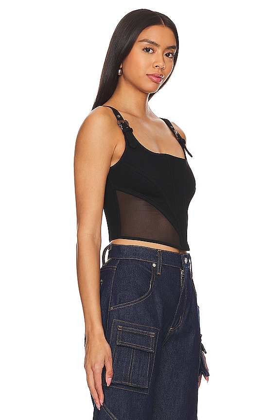 view 2 of 4 TOP BUSTIER in Black