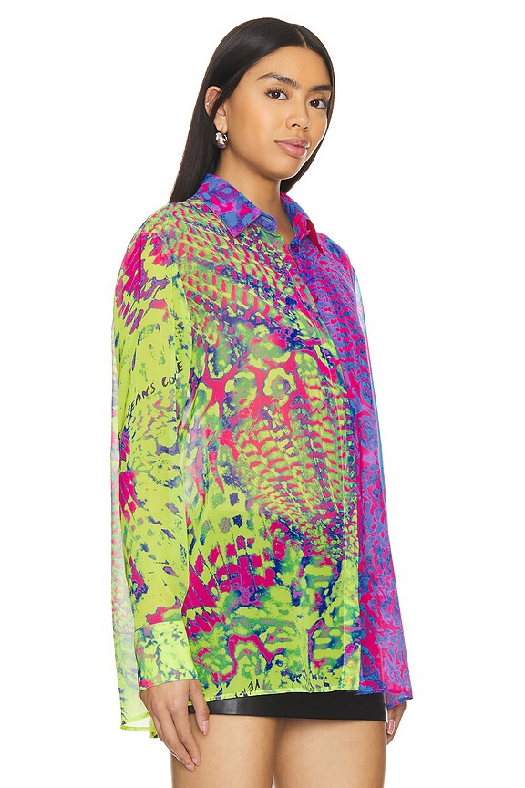 view 2 of 4 TOP BOUTONNÉ in Acid Yellow