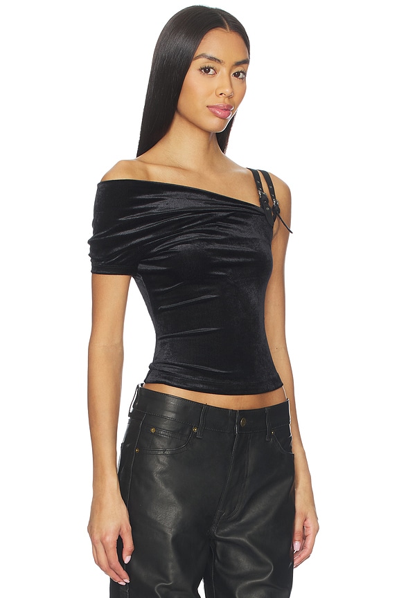 view 2 of 5 Bustier Top in Black