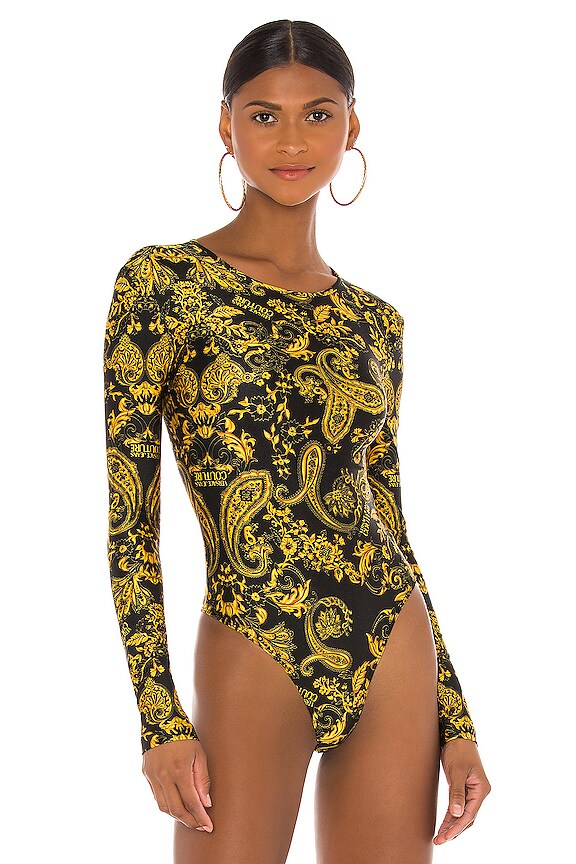 view 2 of 5 Print Bodysuit in Nero