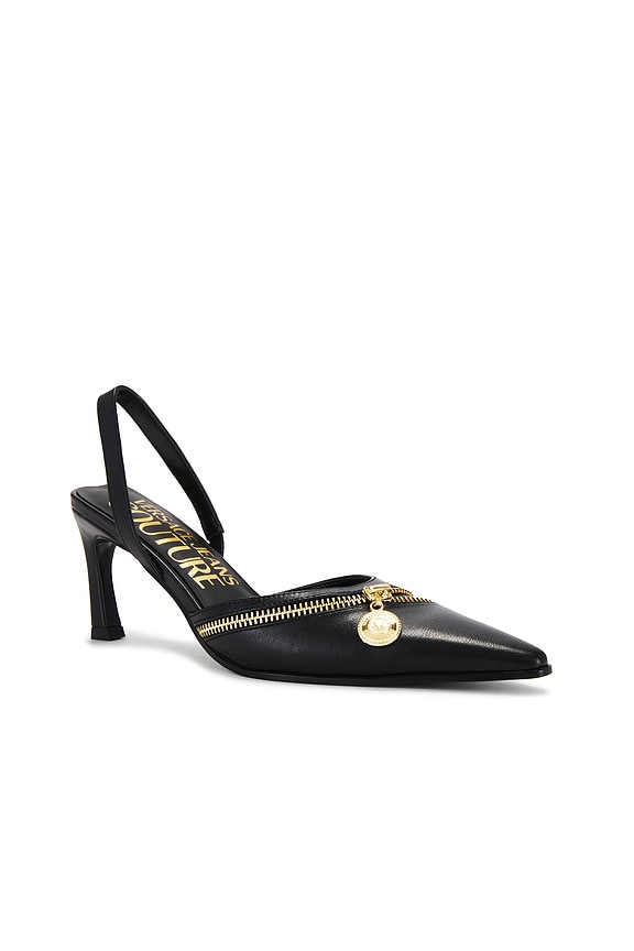 view 2 of 6 VERSACE Mandy Heels in Black