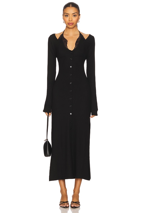 view 2 of 4 Bradigan Long Sleeve Dress in Black