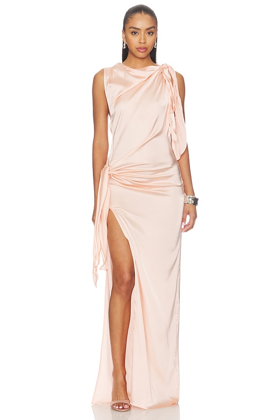 view 1 of 4 Opera Maxi Dress in Peach & Peach