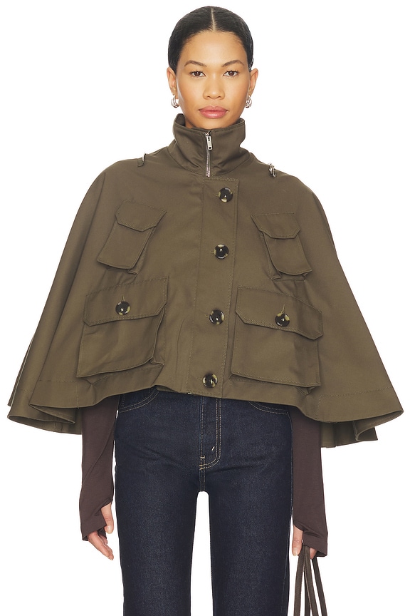 view 2 of 5 Military Cropped Trench in Khaki