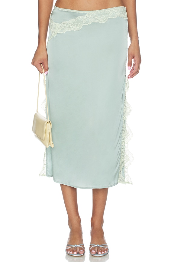 view 2 of 6 FALDA ATTITUDE in Antique Blue & Pistachio