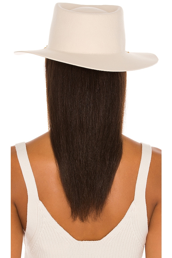 view 2 of 3 Ulysse Bi-Chain Hat in Off-White