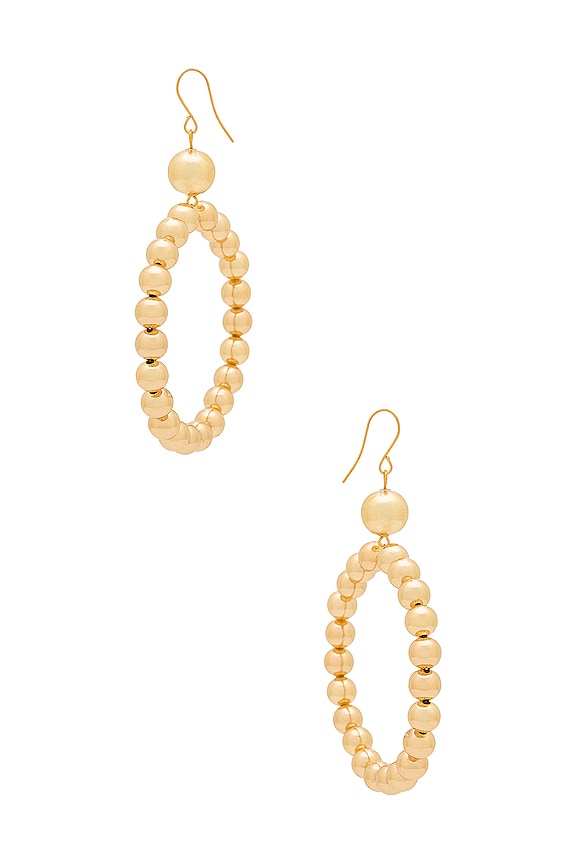 view 2 of 2 PENDIENTES CRAWFORD in Gold