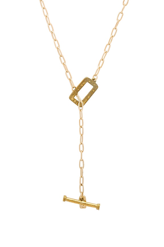 view 2 of 2 Dallas Toggle Necklace in Gold