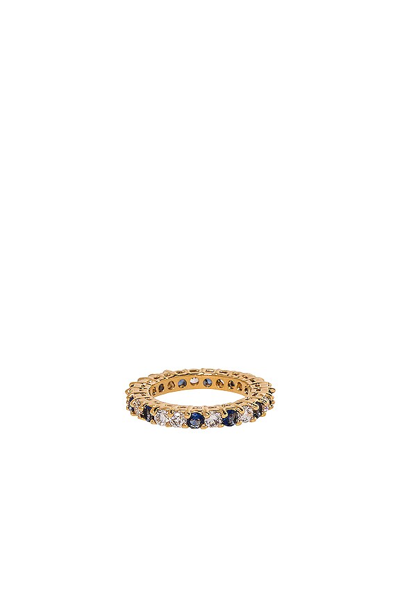 view 2 of 3 BAGUE CENTERFOLD in Gold & Blue