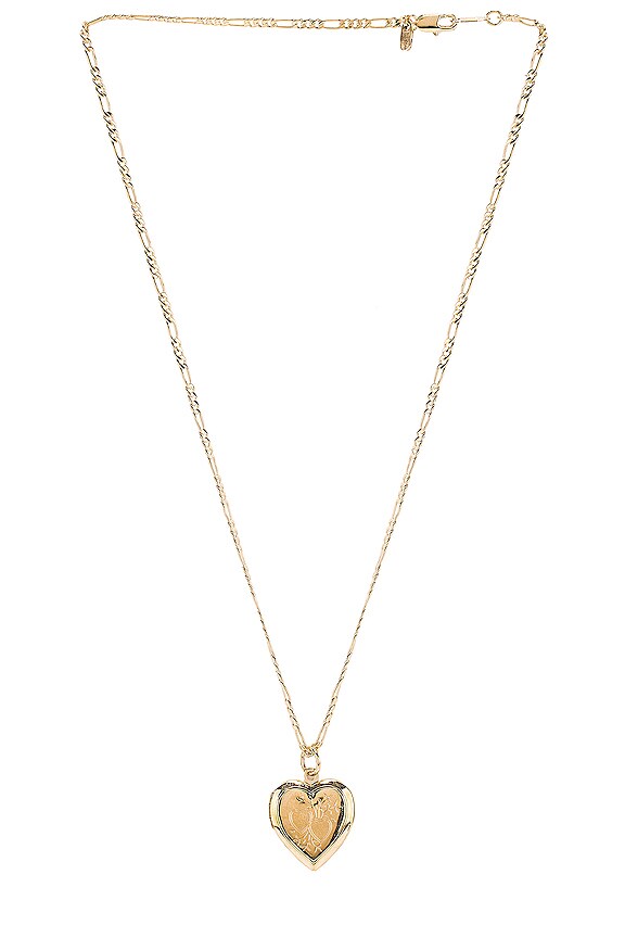 view 2 of 2 The Lover Locket Necklace in Gold