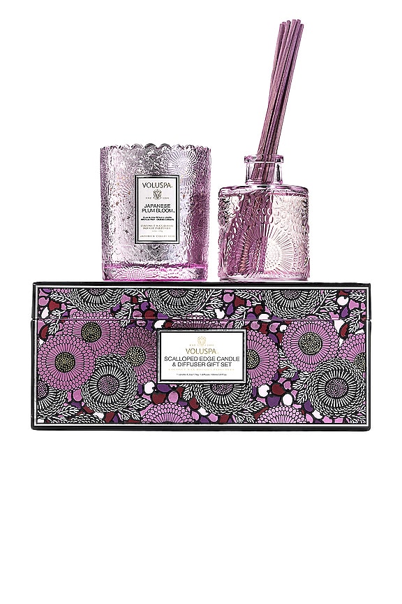 Voluspa ENSEMBLE DE BOUGIE JAPANESE PLUM BLOOM