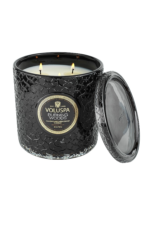 view 2 of 2 Burning Woods Luxe Candle in Woody