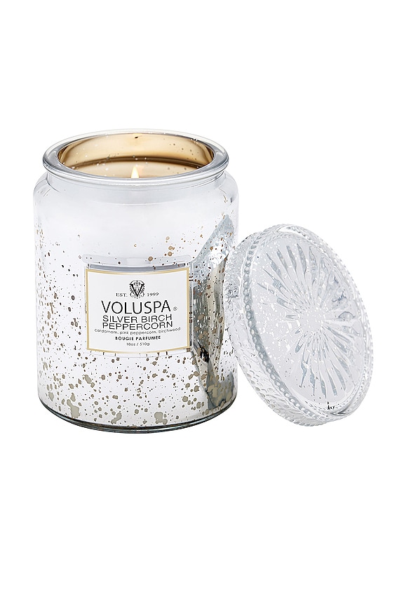 view 2 of 2 Silver Birch Peppercorn Large Jar Candle in Silver Birch Peppercorn