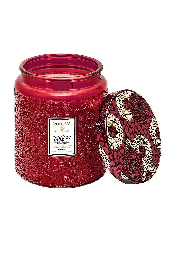 view 2 of 2 Goji & Tarocco Orange Luxe Candle in Goji & Tarocco Orange