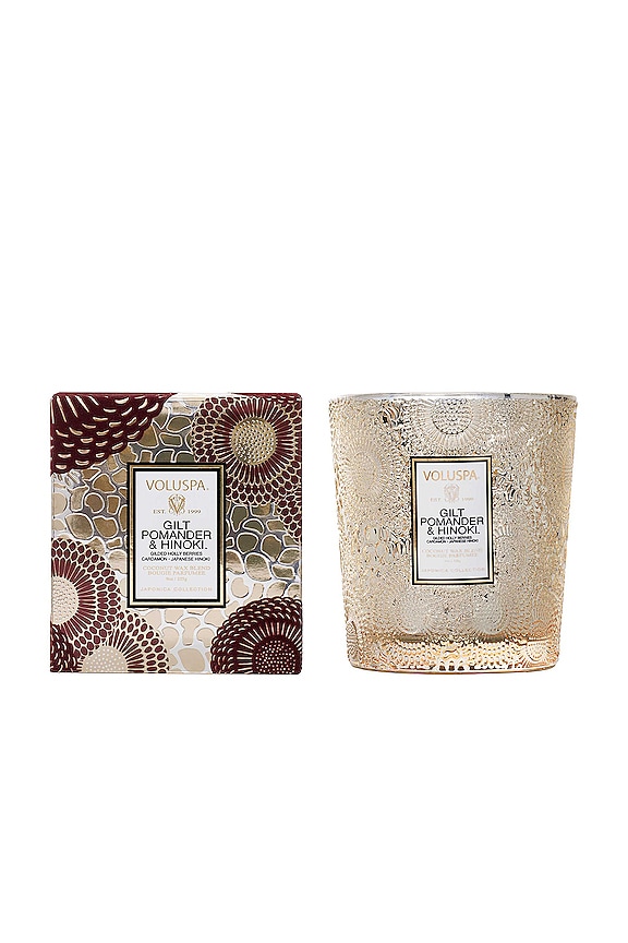 view 2 of 3 VELA GILT POMANDER CLASSIC CANDLE in Gilt Pomander