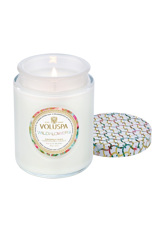 view 2 of 3 Wildflowers Large Jar Candle in 