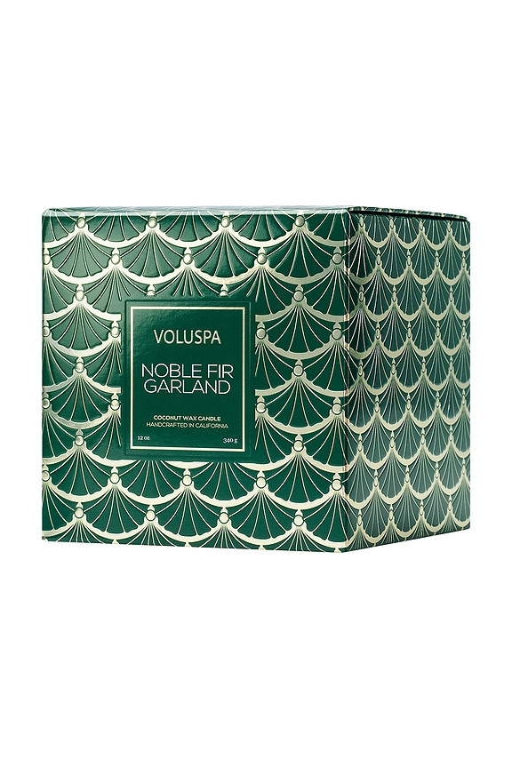 view 2 of 5 VELA NOBLE FIR GARLAND 12OZ CLASSIC CANDLE in 