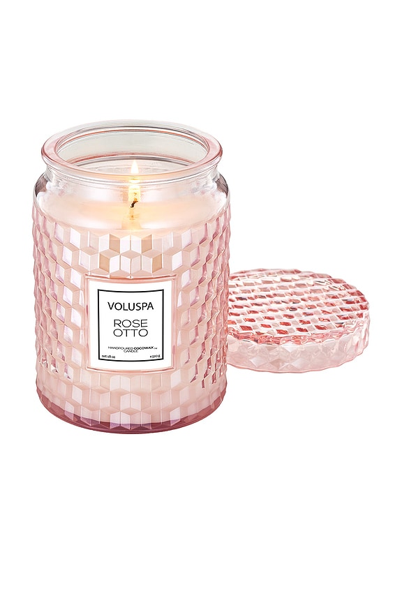 view 2 of 2 Rose Otto Large Jar Candle in 