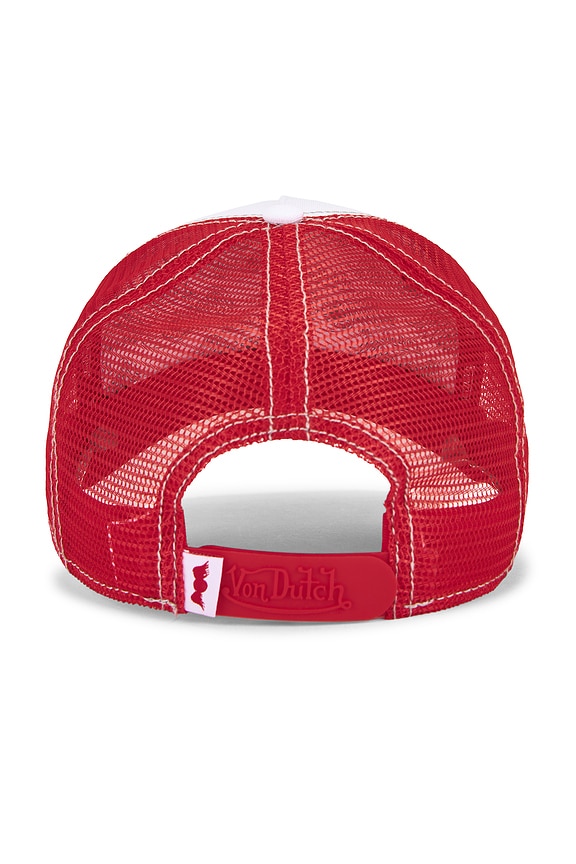 view 2 of 4 GORRA DE CAMIONERO STAPLE in Gym Red