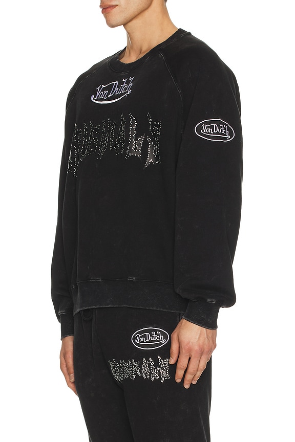 view 2 of 6 SWEAT in Jet Black Bleach Wash