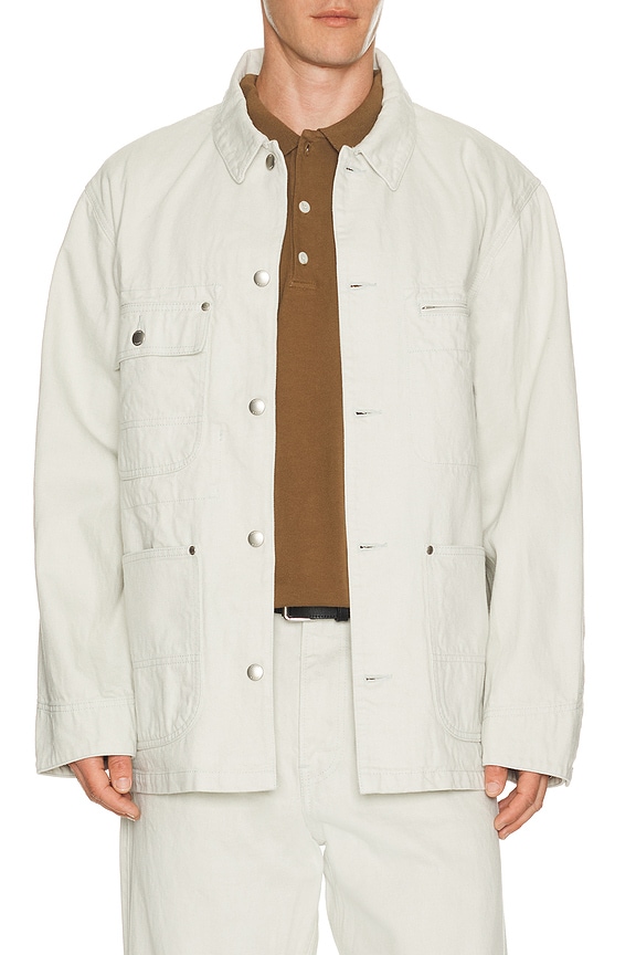 view 1 of 4 VESTE DE TRAVAIL CHORE in Ivory