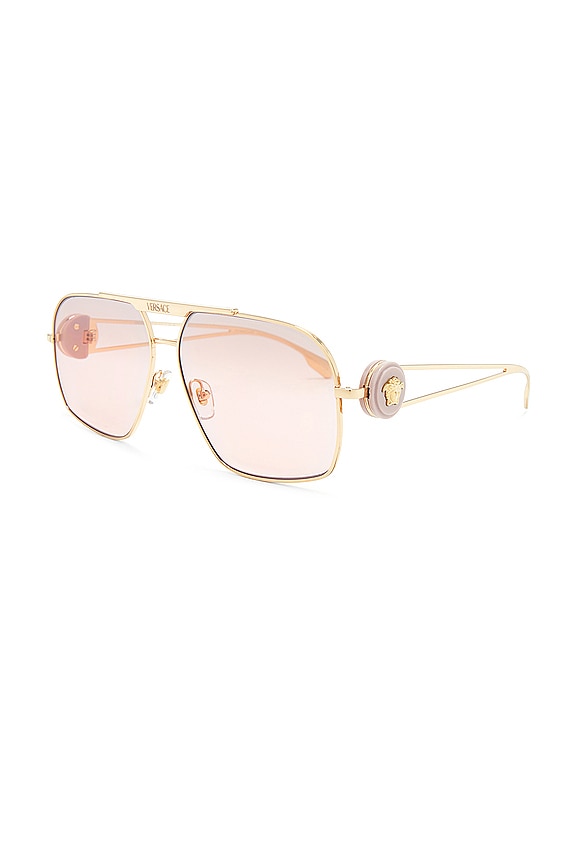 view 2 of 3 Aviator Sunglasses in Pink
