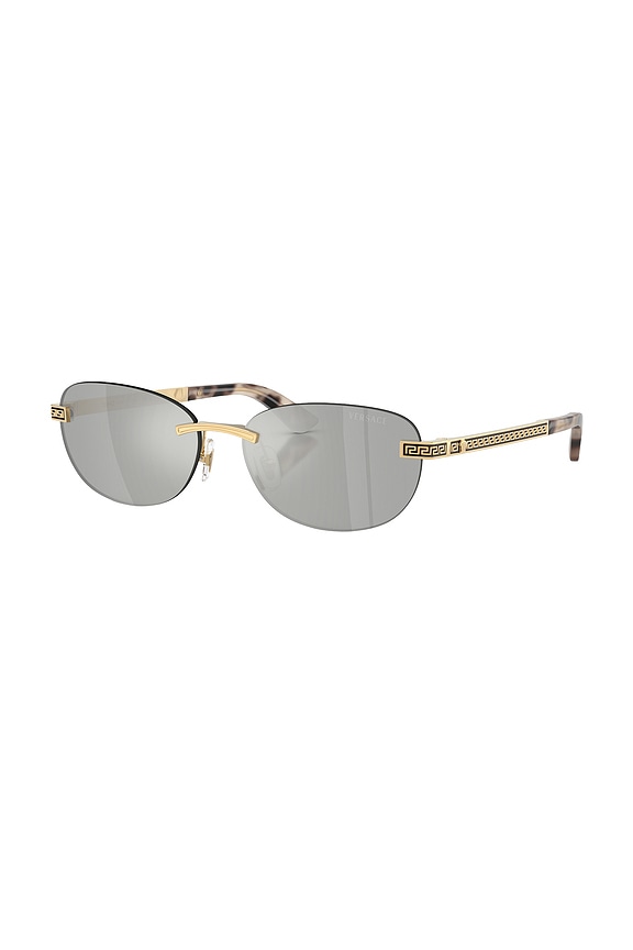 view 2 of 4 Oval Sunglasses in Gold Versace