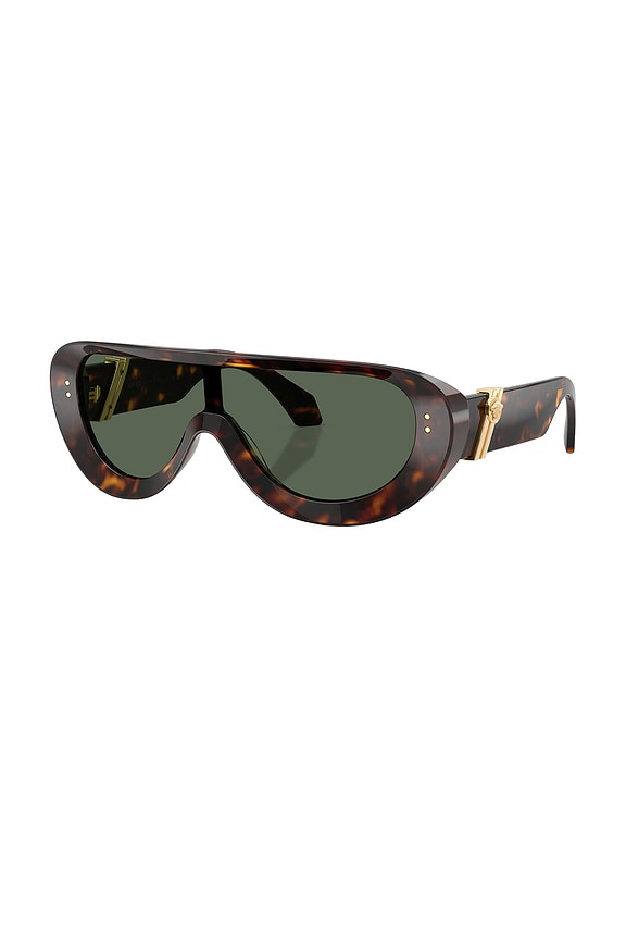 view 2 of 4 Shield Sunglasses in Dark Havana