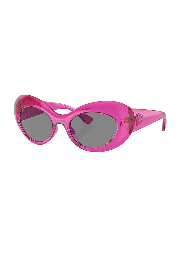 view 2 of 3 LUNETTES DE SOLEIL in Pink Transparent
