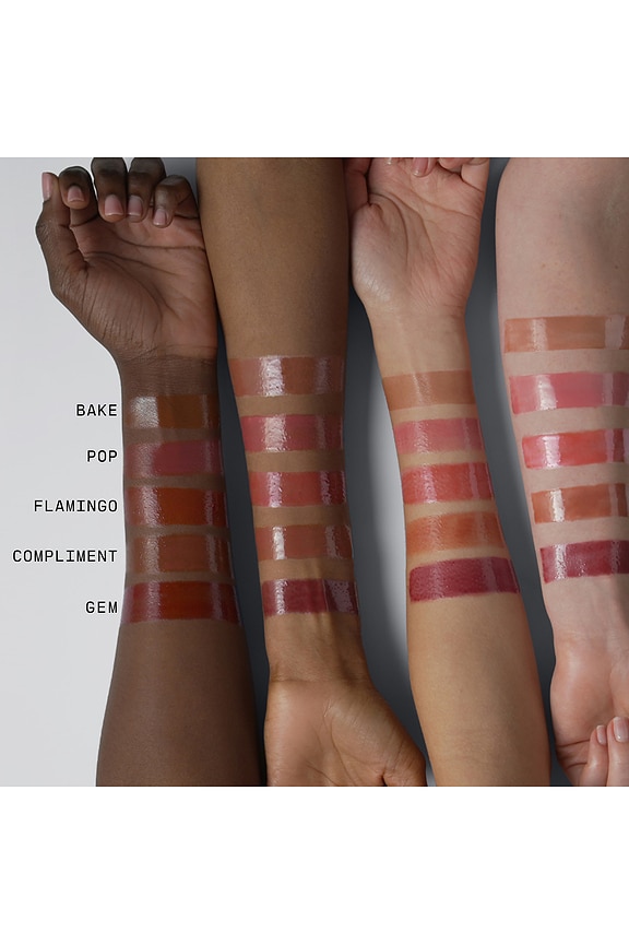 view 2 of 5 Soft Gloss Tinted Lip Serum in Flamingo