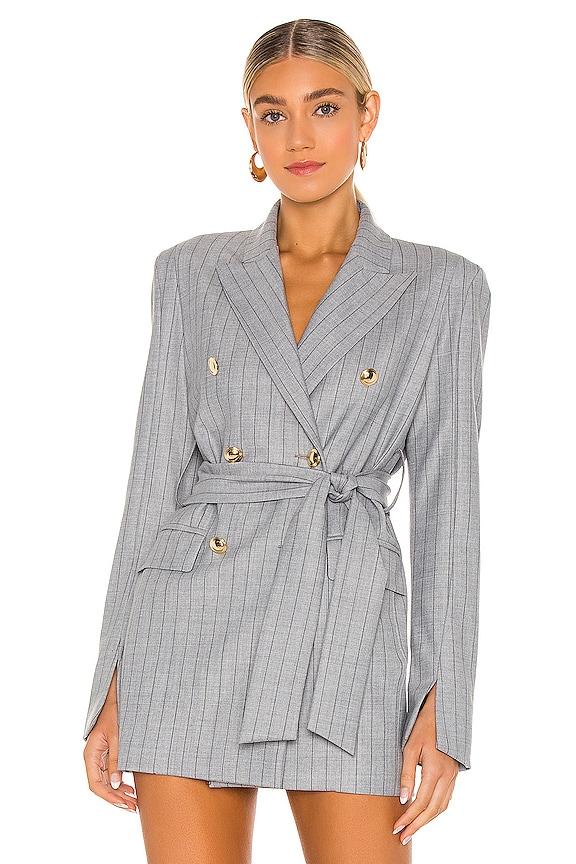 view 1 of 4 VESTIDO BLAZER MARISSA in Pinstripes